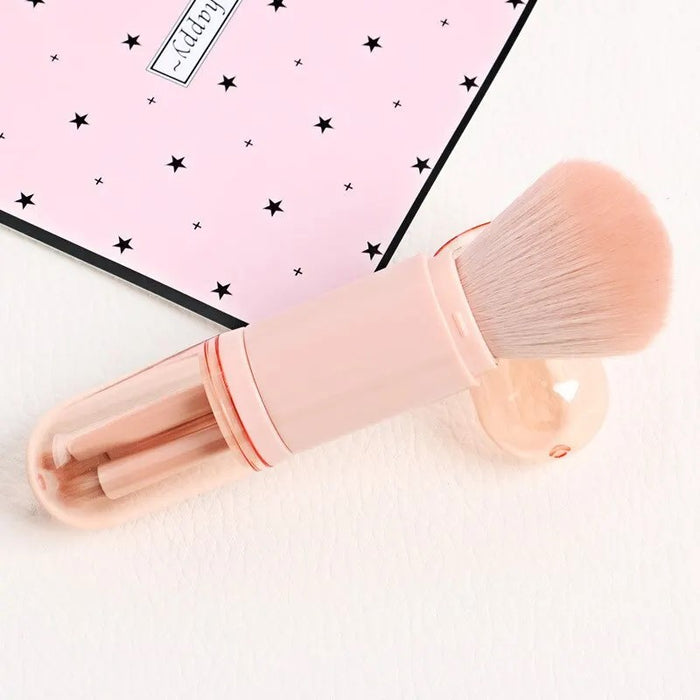 4-in-1 Travel Makeup Brush Set
