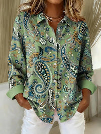 Women's Long Sleeve Button-Down Shirt - image 6