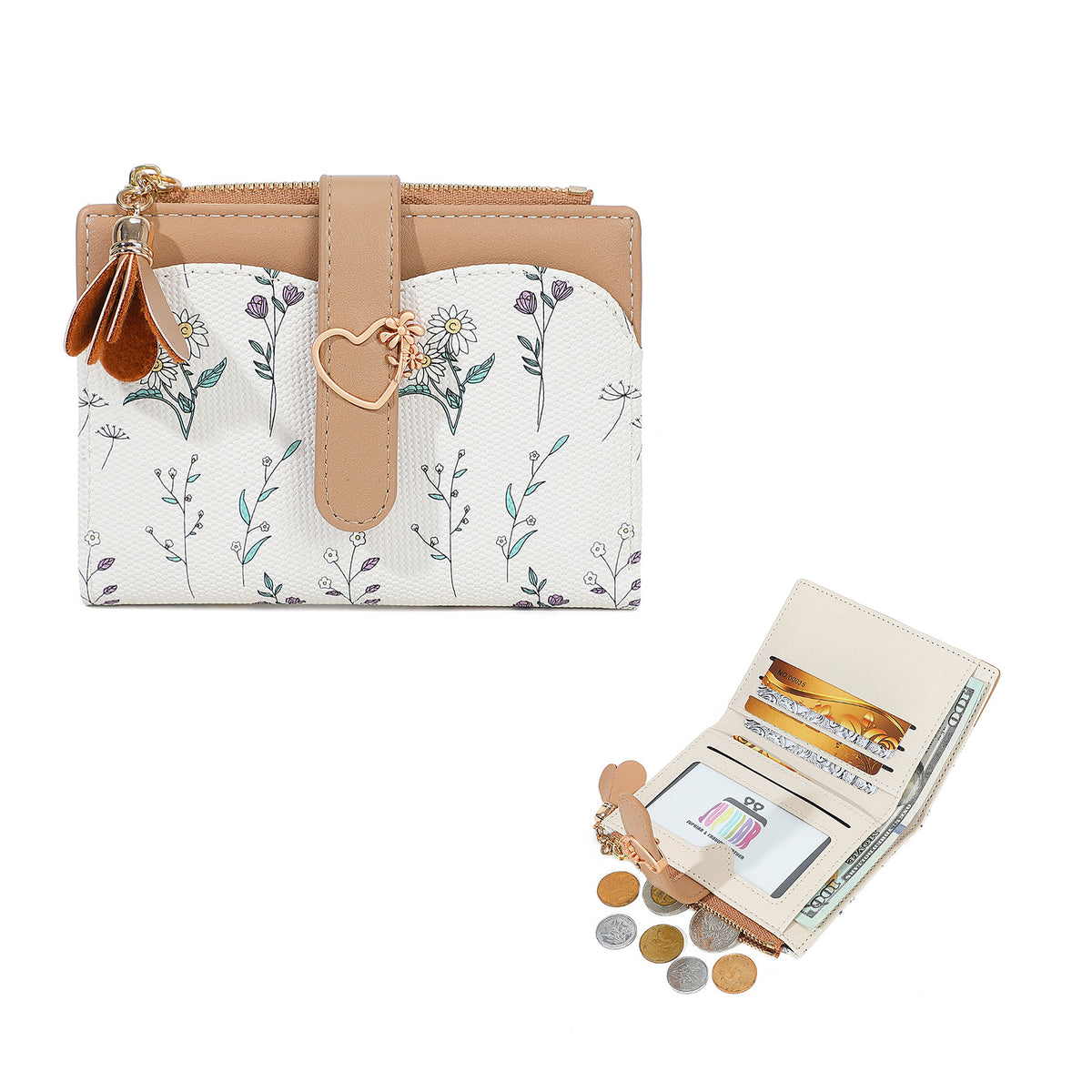Women's Short Multi-Card Coin Purse - image 7