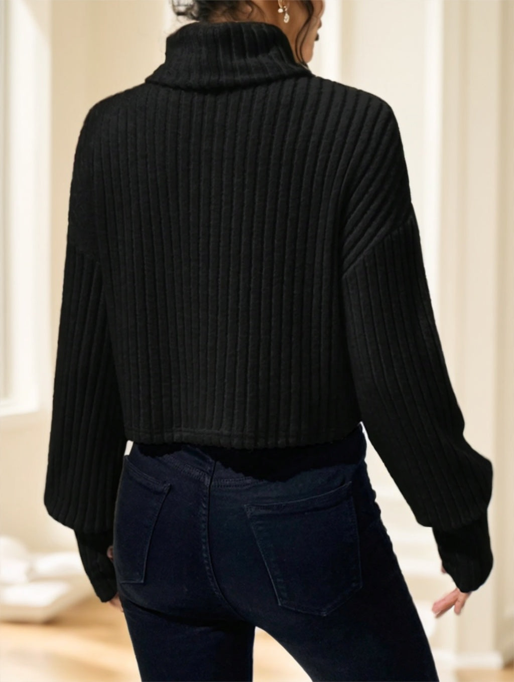 Essnce Turtleneck Drop Shoulder Tee - image 5