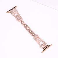 Bow Rhinestone Metal Band Compatible with Apple Watch - image 4