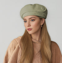 The High-end Button Beret Makes Your Face Look Smaller - image 6