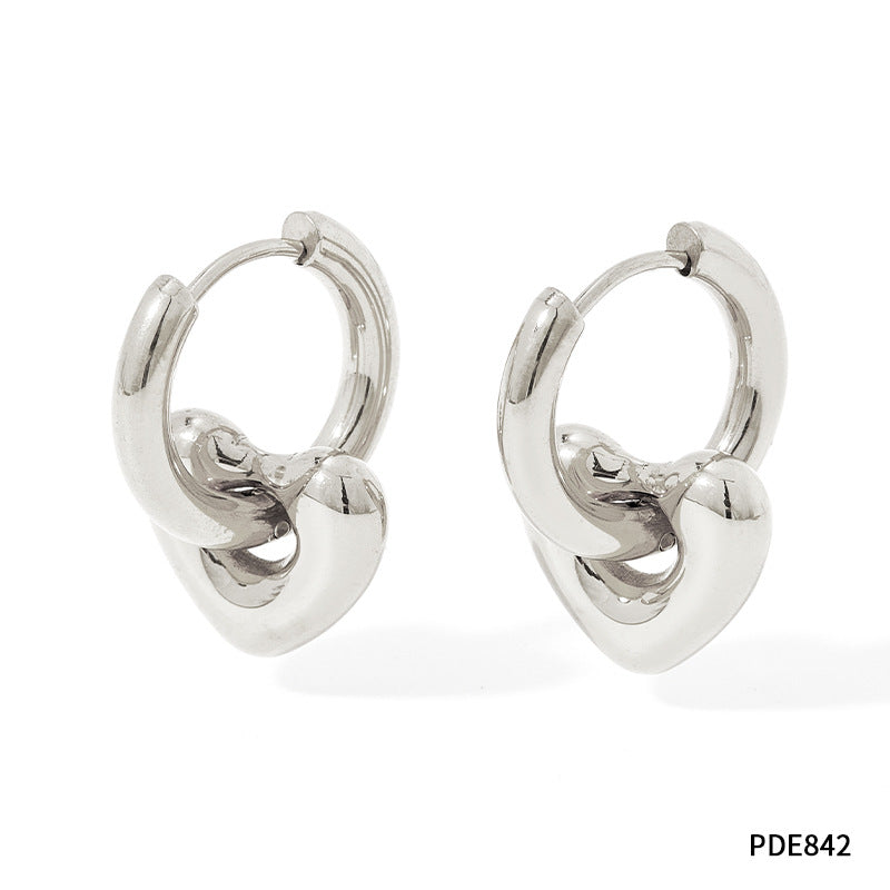 Star, Moon & Heart Huggie Earrings - image 5