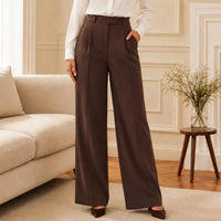 Women's Wide Leg Business Casual Trousers - image 4