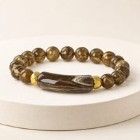 Brown Chip Bead Bracelet - image 6