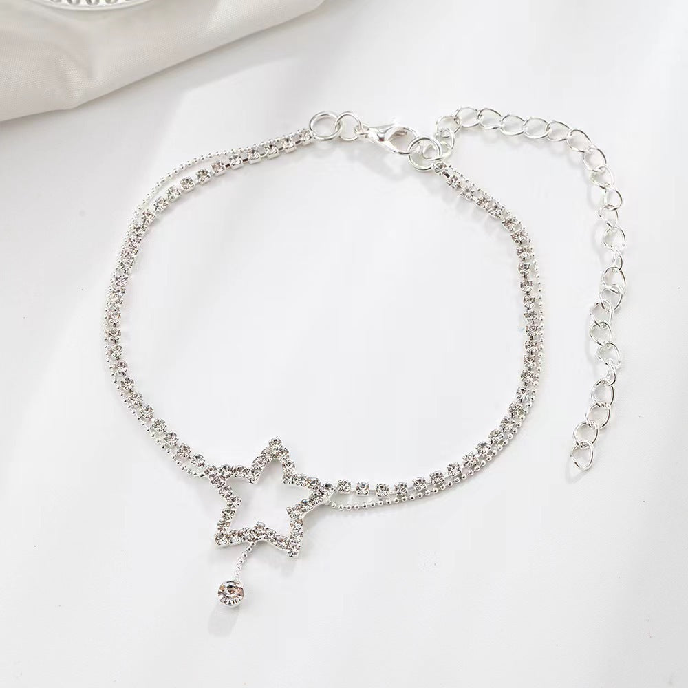 Tobillera de estrella con pedrería - image 7
