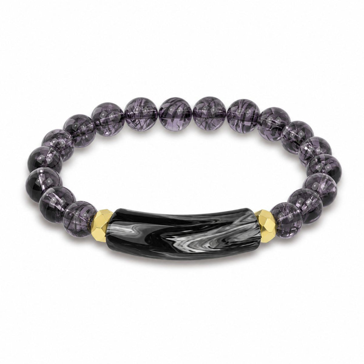 Black Chip Bead Bracelet - image 5