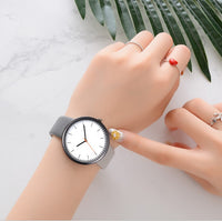 Gray Leather Quartz Watch - image 8