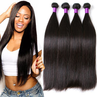 Straight Human Hair Bundles - Natural Color - image 2