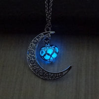 Glow-in-the-Dark Crescent Moon Necklace - image 7