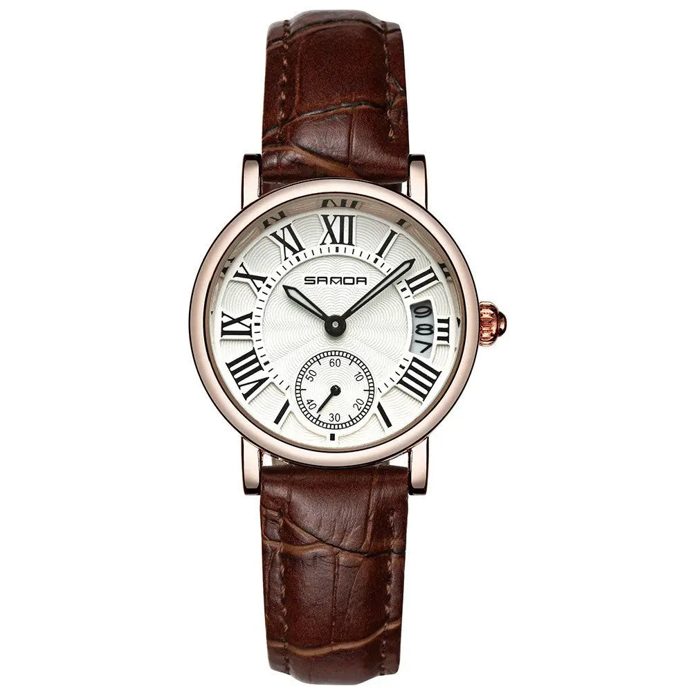 Reloj de cuarzo con correa delicada - image 6