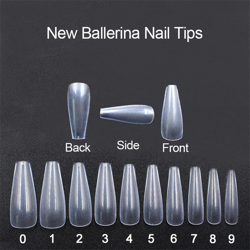500 Clear Ballet Nail Tips - image 6