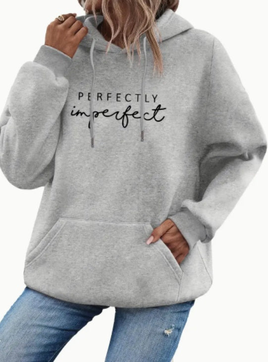 Letter Print Kangaroo Pocket Hoodie - image 4
