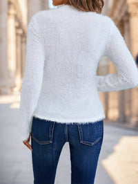 Ribbed Long Sleeve Basic Top - image 5