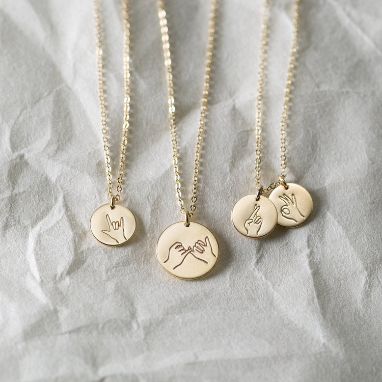 Gold Pendant Necklace - image 1