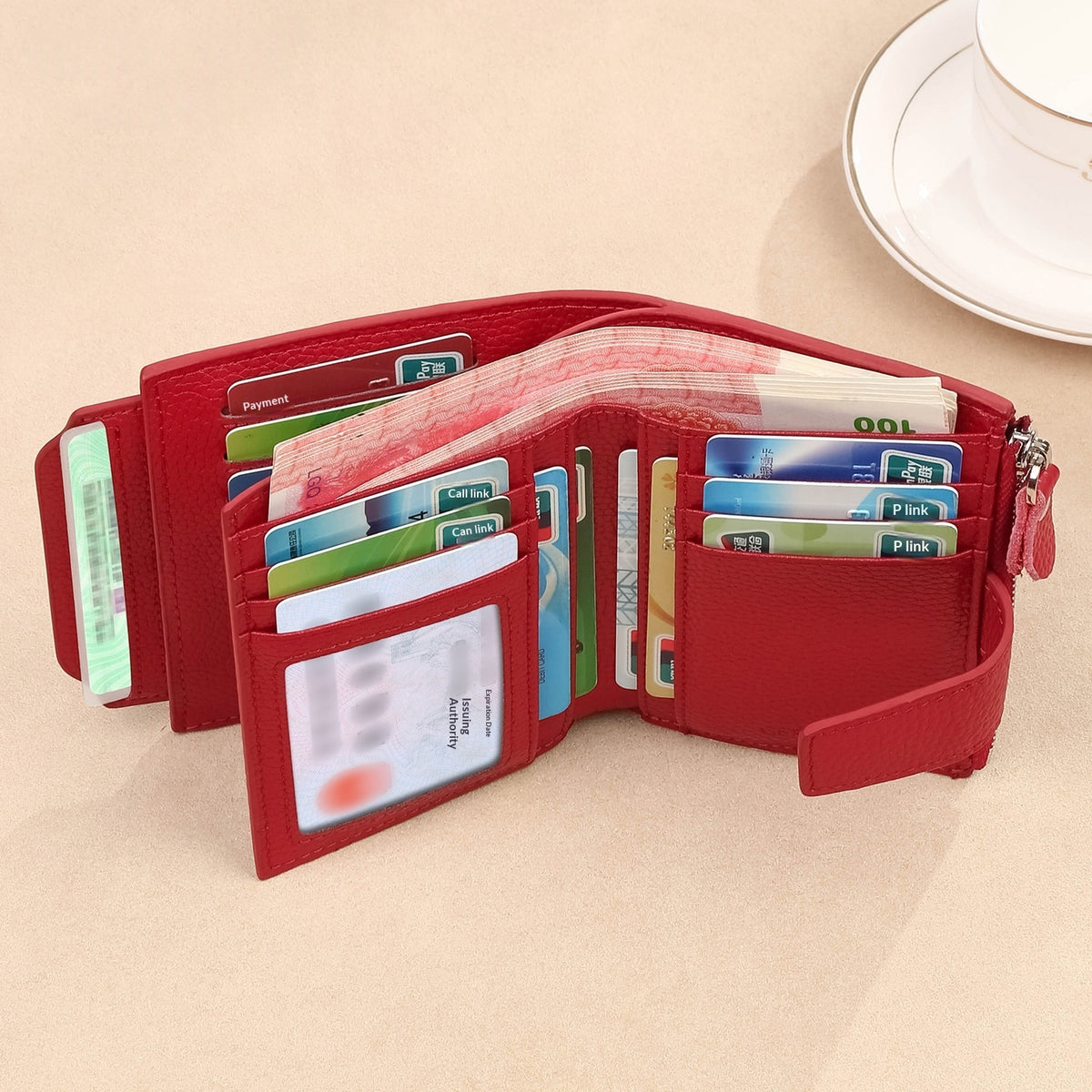 Bifold Zip Coin Purse Wallet - image 3