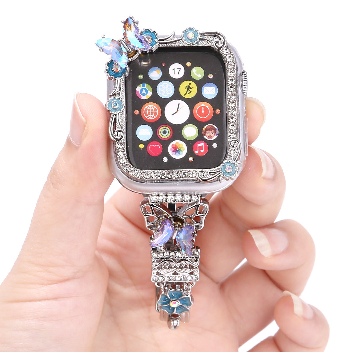 Rotating Butterfly Bracelet Band Compatible with Apple Watch - image 3