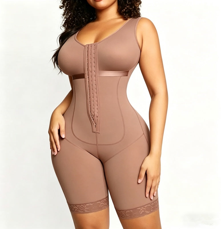 Colombian Full Body Shaper with Zipper Crotch & Butt Lifter - image 10