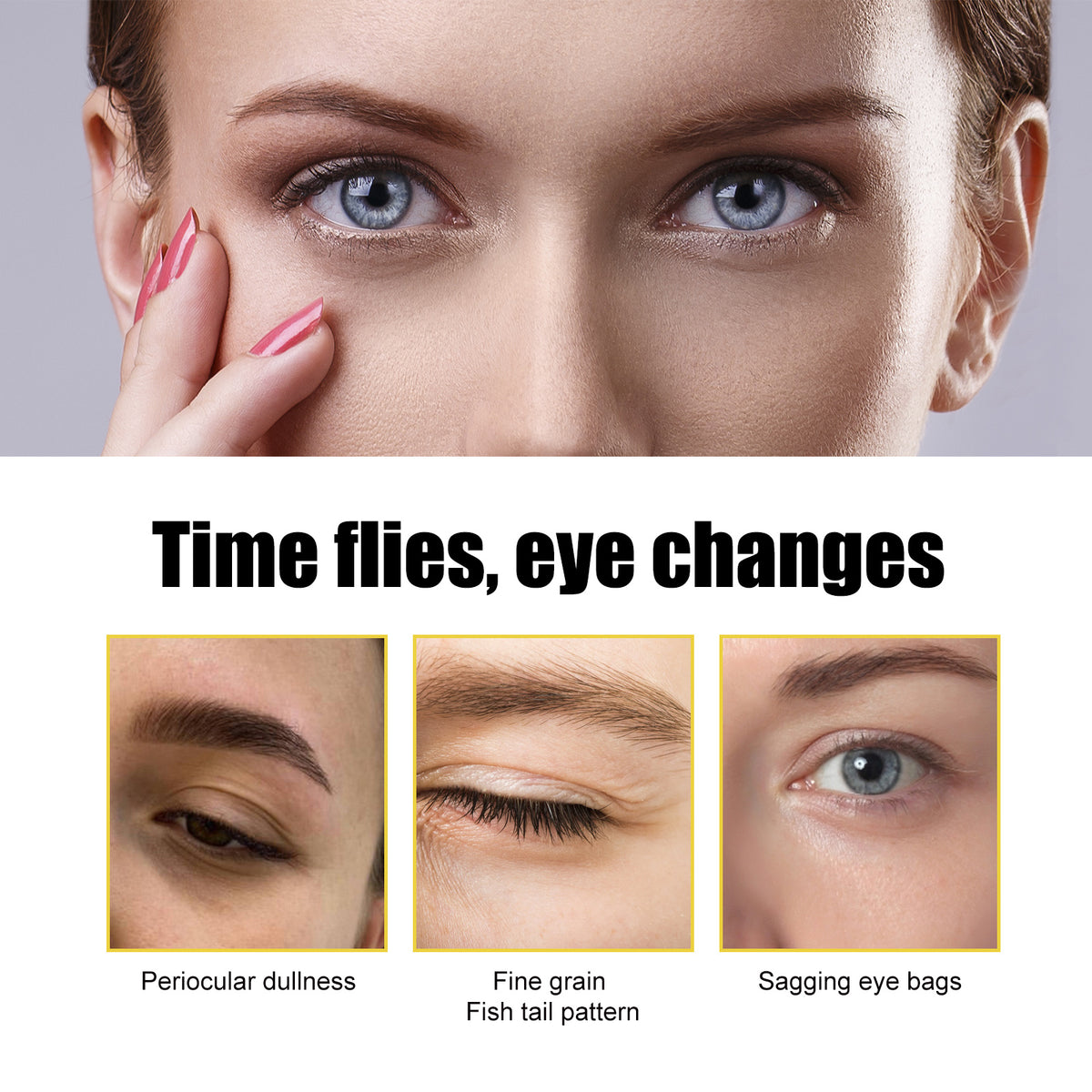 EELHOE Collagen Gold Eye Mask Firming Eye Patches For Dark Circles And Puffy Eyes - image 3