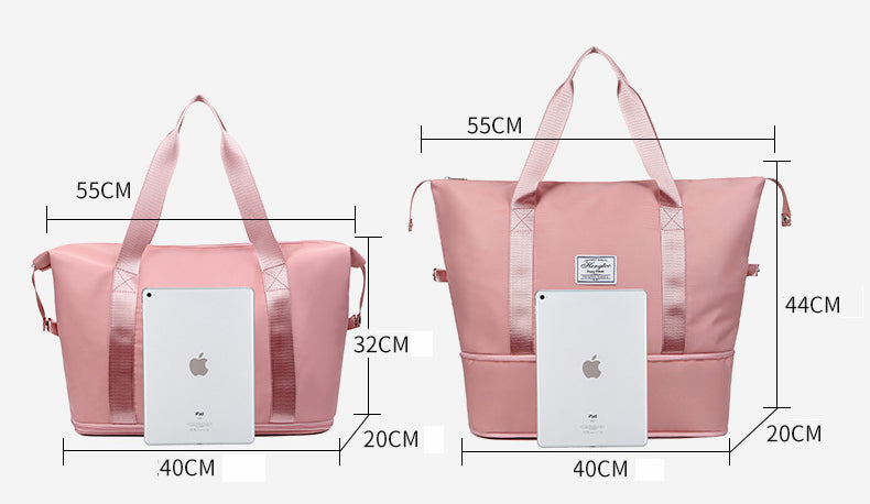 Women's Expandable Travel Gym Bag with Wet Pocket - image 10