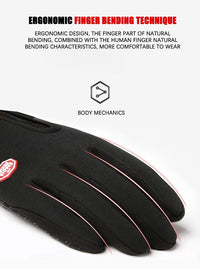 Touchscreen Winter Gloves, Waterproof Fleece-Lined Gloves - image 3