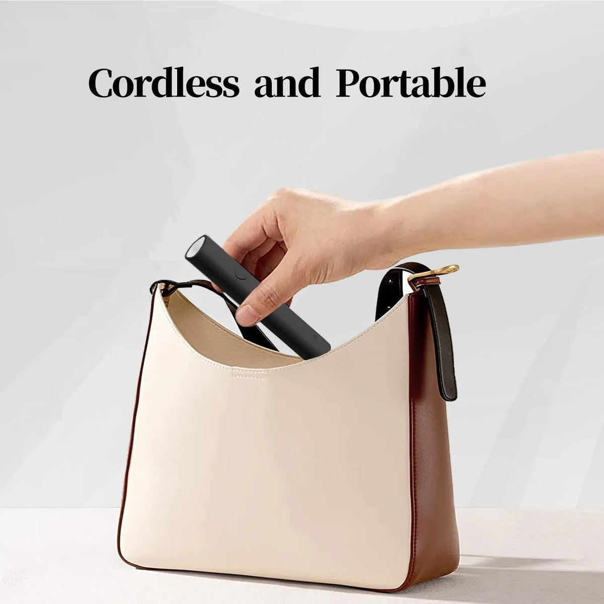 UV Light For Gel Nails, Mini U V LED Nail Lamp Handheld With Stand, Portable Nail Dryer Rechargeable USB Cordless For Fast Drying, Black - image 6