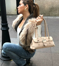 Retro Leopard Print Shoulder Bag - image 4