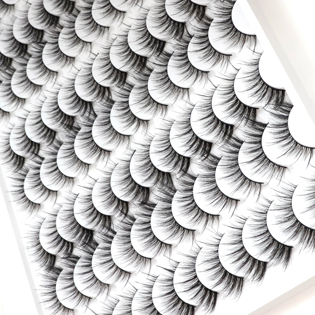 3D Faux Mink False Eyelashes - Style 03 - image 6