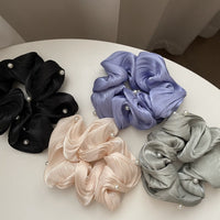 Ruffled Silk Scrunchie - image 1