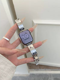 Heart Zircon Cat Bracelet Band Compatible with Apple Watch - image 3