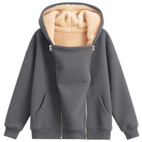 Thick Zip-Up Hoodie with Pockets - image 9