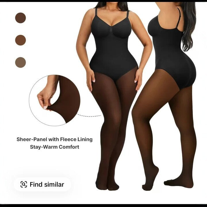 Fleece-Lined Winter Leggings - image 2