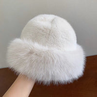 Women's Faux Fur Winter Hat - image 5