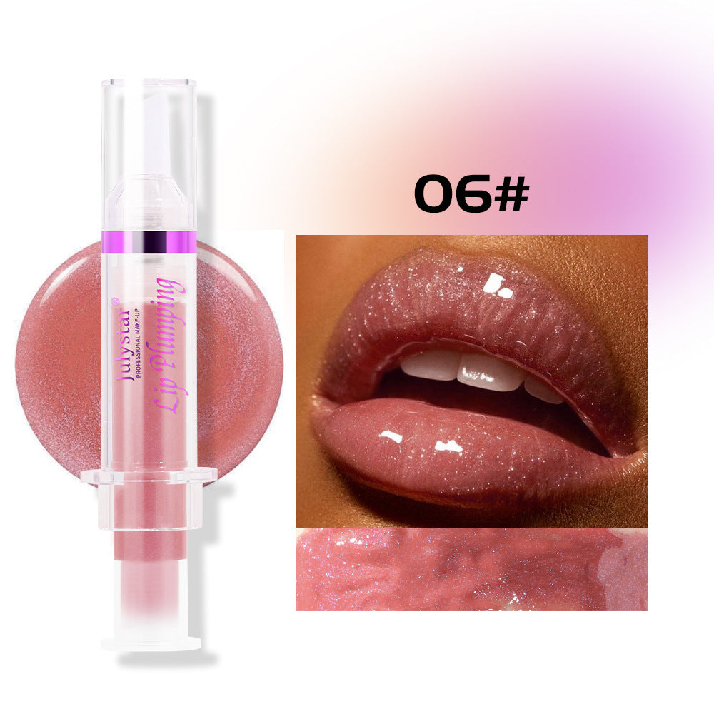 Hydrating Glossy Lip Oil, Tinted Lip Gloss in 6 Shades for Women - image 4