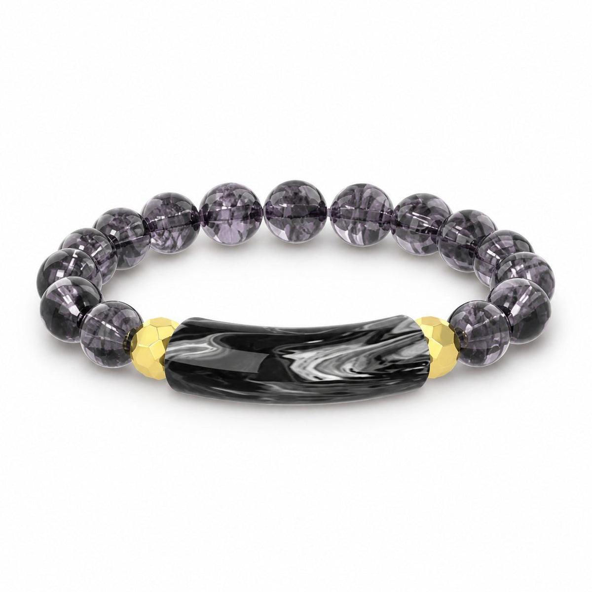 Black Chip Bead Bracelet - image 6