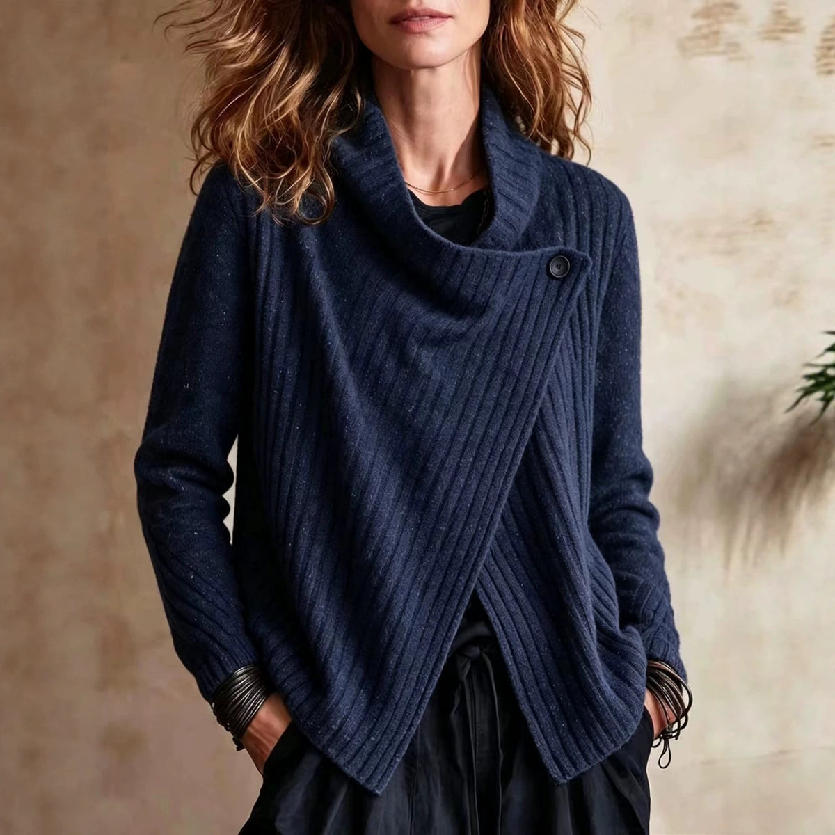 Women's Long Sleeve Knit Top - image 3