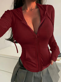 Women's Casual Hooded Top with Pockets - image 6
