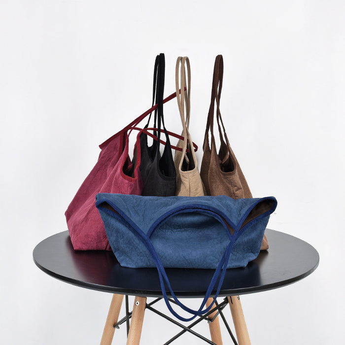 Suede Shoulder Bag