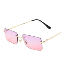 Rimless Square Sunglasses - image 10