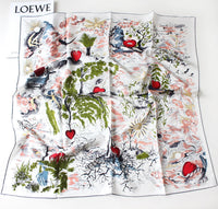 Sweet Floral Silk Scarf - image 2