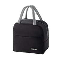 Solid Color Thickened Insulated Lunch Tote Bag, Portable Thermal Cooler Lunch Bag, Reusable Waterproof Food Carrier Bag, Leakproof Lunch Container Bag For Office Workers Students Picnic Travel - image 9