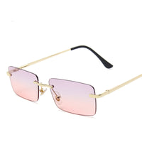 Rimless Square Sunglasses - image 2