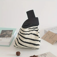 Only Self Pickup---Handbag Women's Knitted Wool Bucket Bag Versatile Handbag Casual Tote Bag Box Rice Bag - image 5