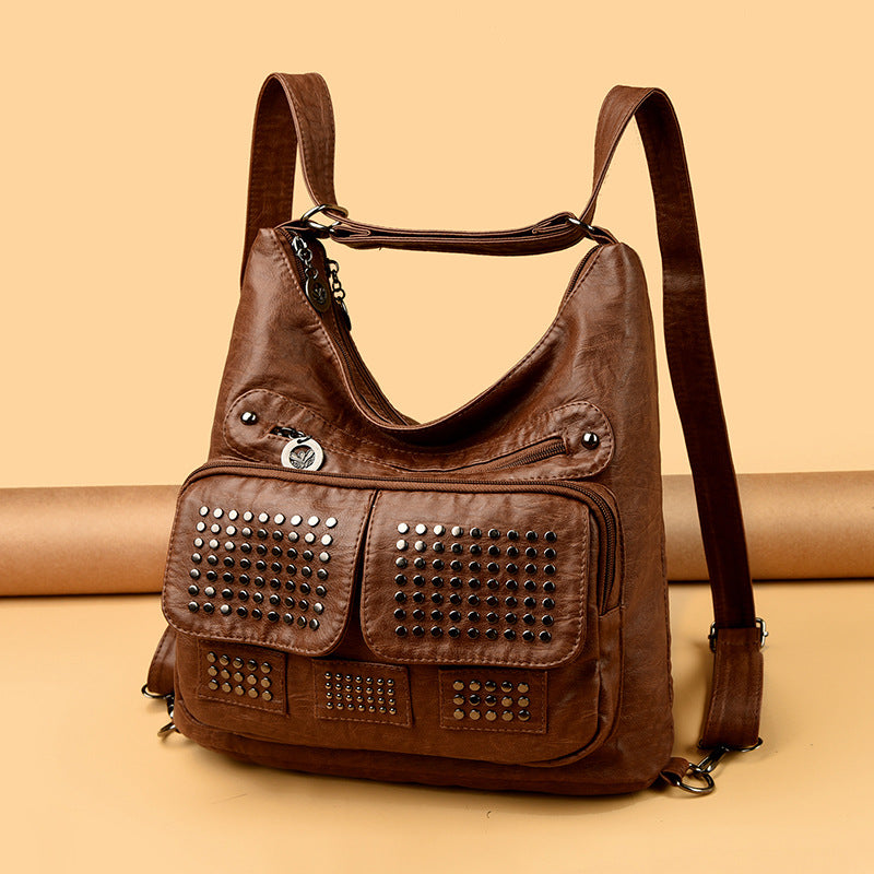 Vintage Large Crossbody Shoulder Bag - image 4