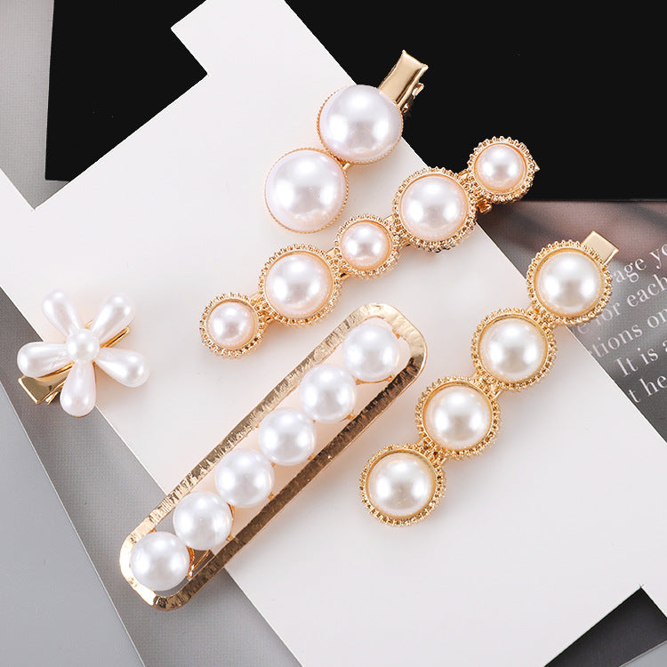 Pearl Bow Hair Clip - image 5