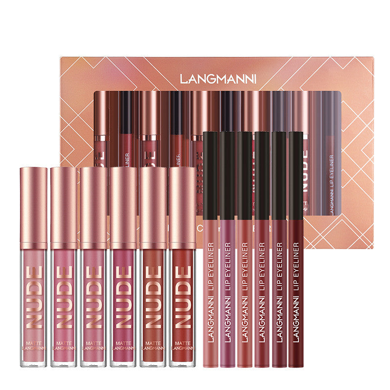12-Piece Matte Lipstick and Lip Liner Set - image 5