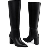 CELLENZ Women Knee High Boots Comfortable Wide Calf Tall Boot - image 3