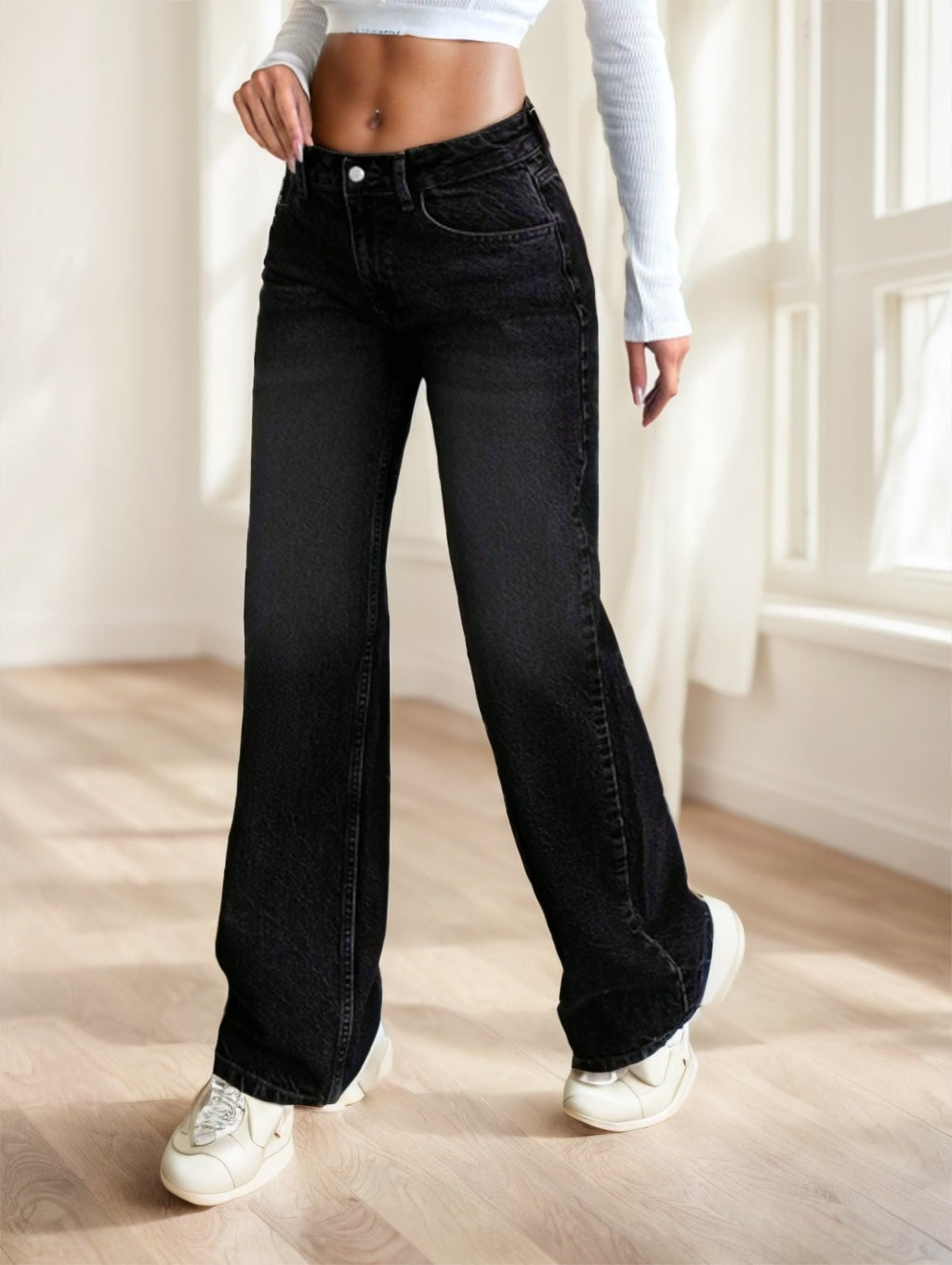 Casu Glow Casual Straight Leg Jeans - image 3