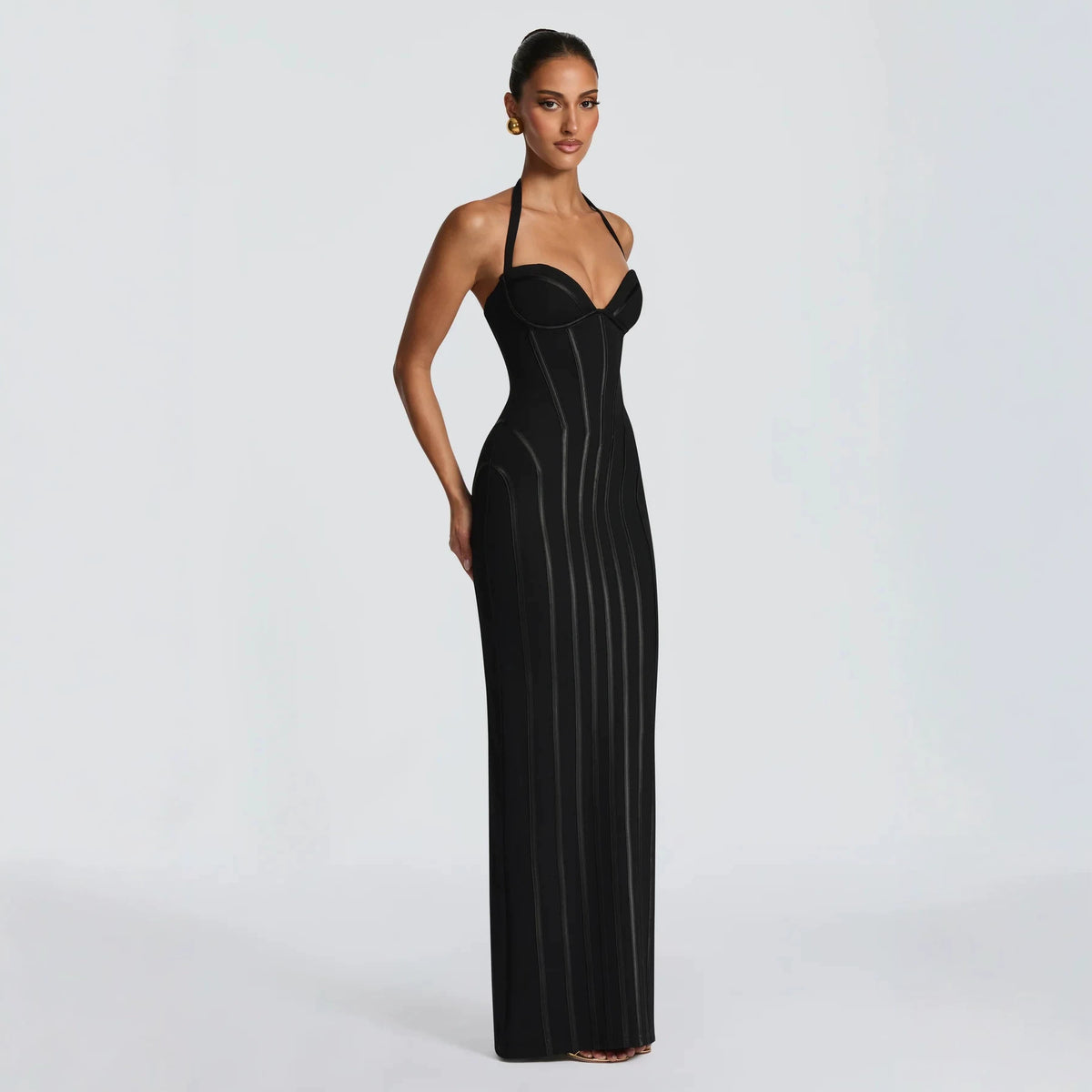 Fishtail Corseted Figure-flattering Sheath-style Evening Gown For Socialites And Parties - image 7