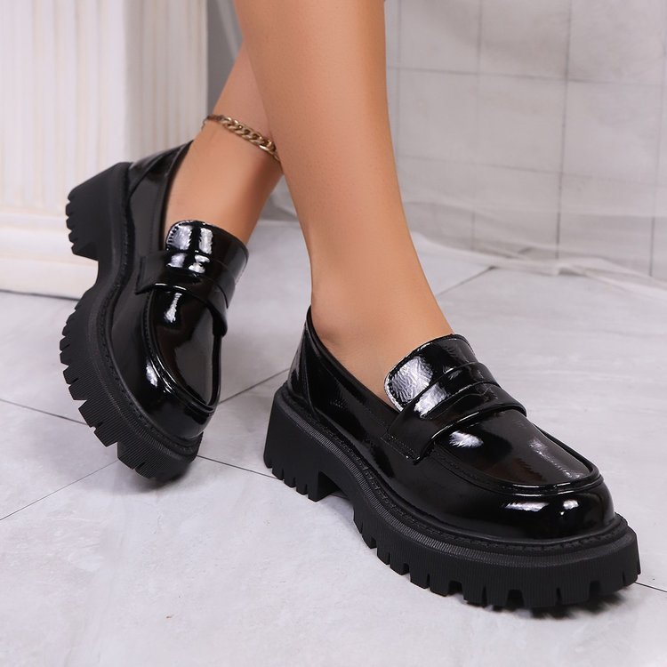 Women's Thick Sole Casual Leather Shoes - image 3